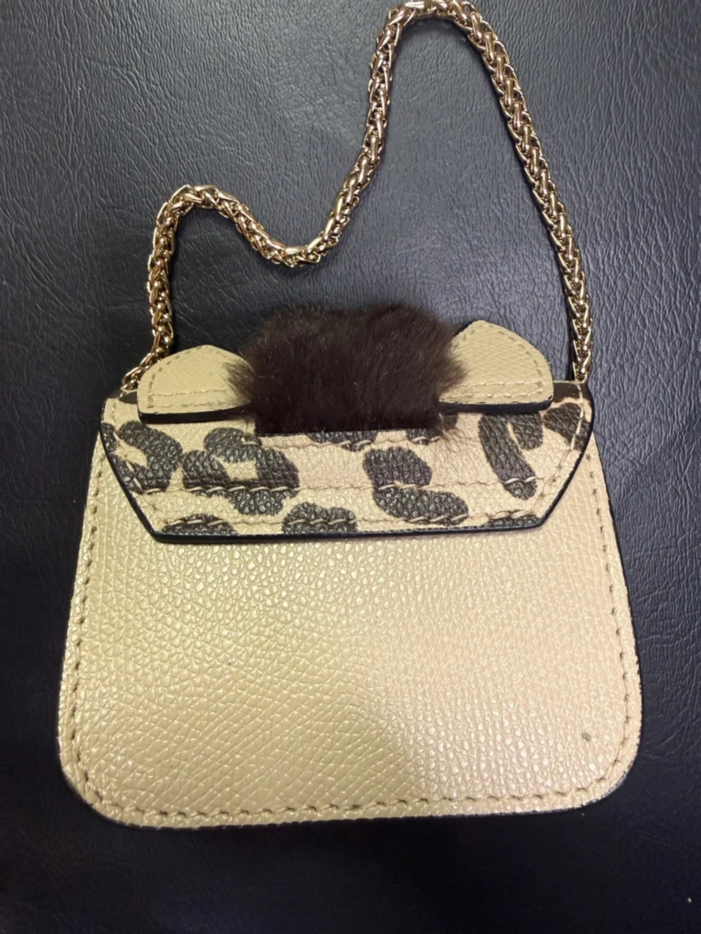 Furla Metropolis Micro Leopard Cat Bag - Limited Edition Animalia Charm - Picture 4 of 8